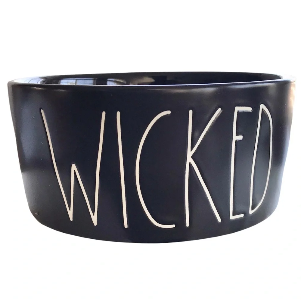 🆕 Rae Dunn Wicked Dog Bowl